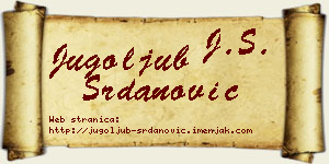 Jugoljub Srdanović vizit kartica